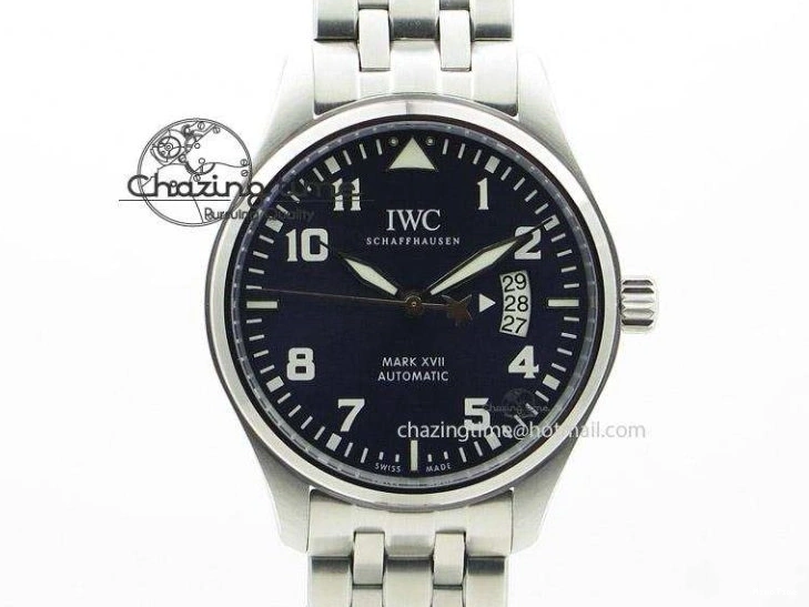 MIROTIME 0208 FreshLook Pilot’s Watch Top Gun Black Ceramic IW326901 ZF 1:1 Best Edition on Black Nylon Strap A 7026